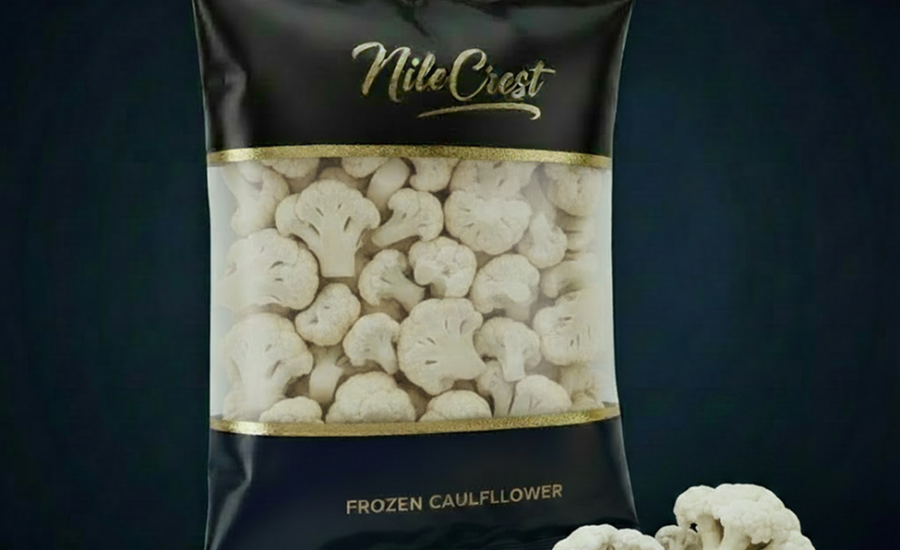 Frozen cauliflower from Nile Crest, export-grade Egyptian vegetables