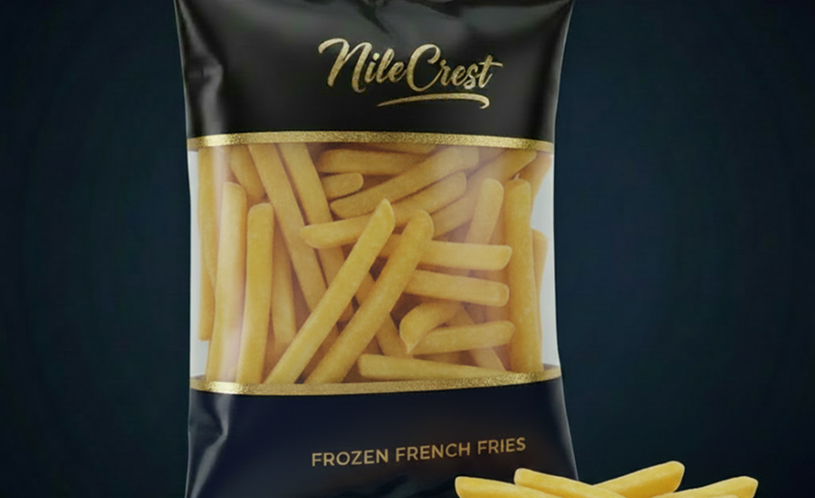 Frozen French fries from Nile Crest, export-grade Egyptian potato product