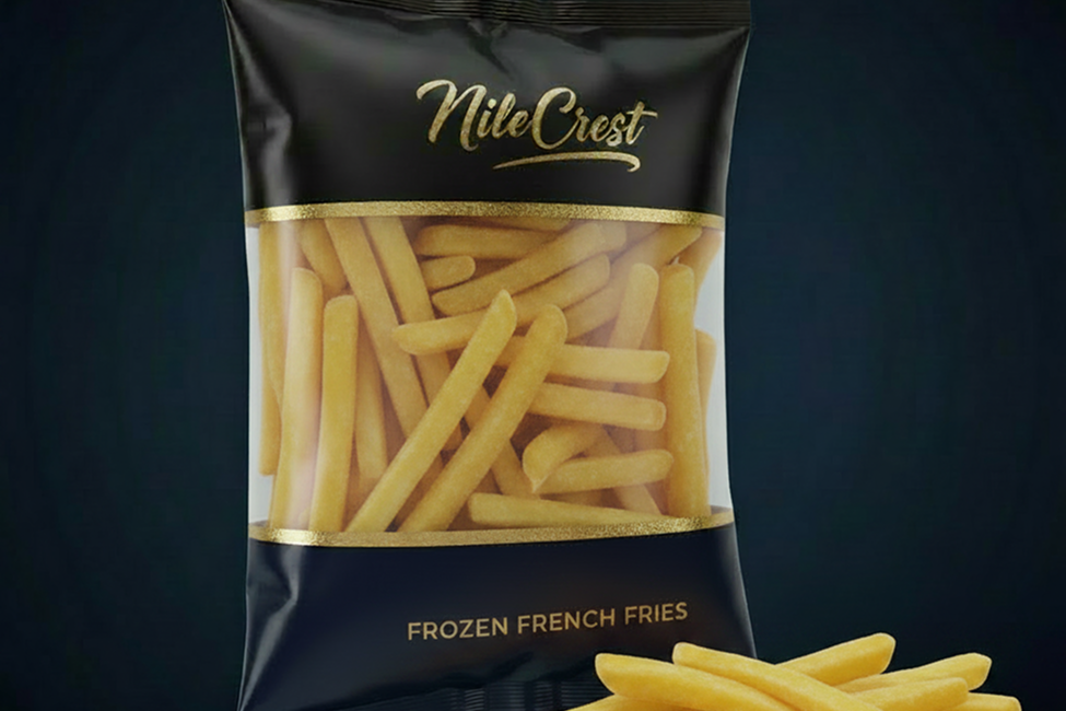 Frozen French fries from Nile Crest, export-grade Egyptian potato product